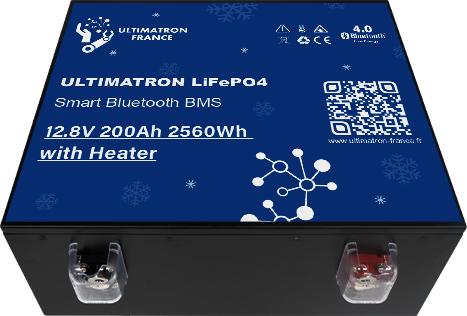 Produktbild Ultimatron ULM-12V-200Ah POLAR LiFePO4 Untersitz-Versorgungsbatterie (Heater) (12 V, 200 Ah)