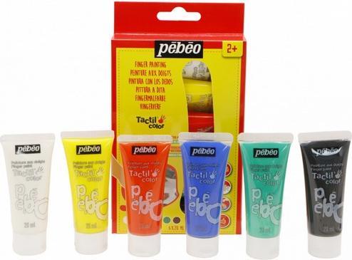 Image du produit Pebeo Tactilcolor Set Découverte 6 Tubes (20 ml)