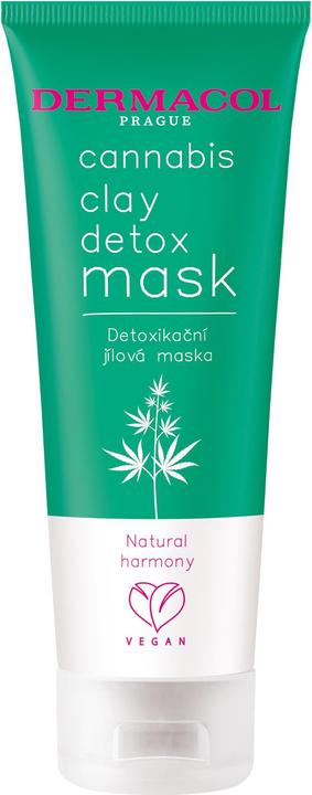 Produktbild Dermacol Cannabis Clay Detox Mask - DetoxikaÄnÃ­ jÃ­lovÃ¡ maska s konopnÃ½m olejem (50 ml)