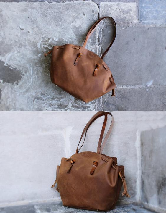 Immagine prodotto Only-Bags.Store Borsa in pelle, borsa a tracolla, borsa a manico alto, regalo di Natale