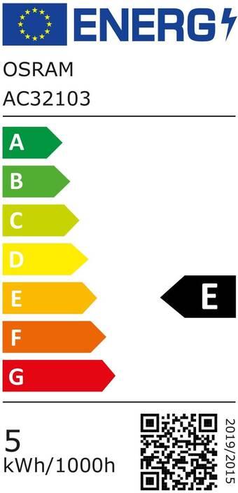 Energie-Label Osram Led Pin (G9, 4.80 W, 600 lm, 1 x, E)