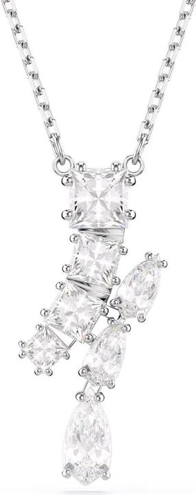 Produktbild Swarovski Matrix Halskette Verschiedene Schliffe Weiss (Swarovski Metall)