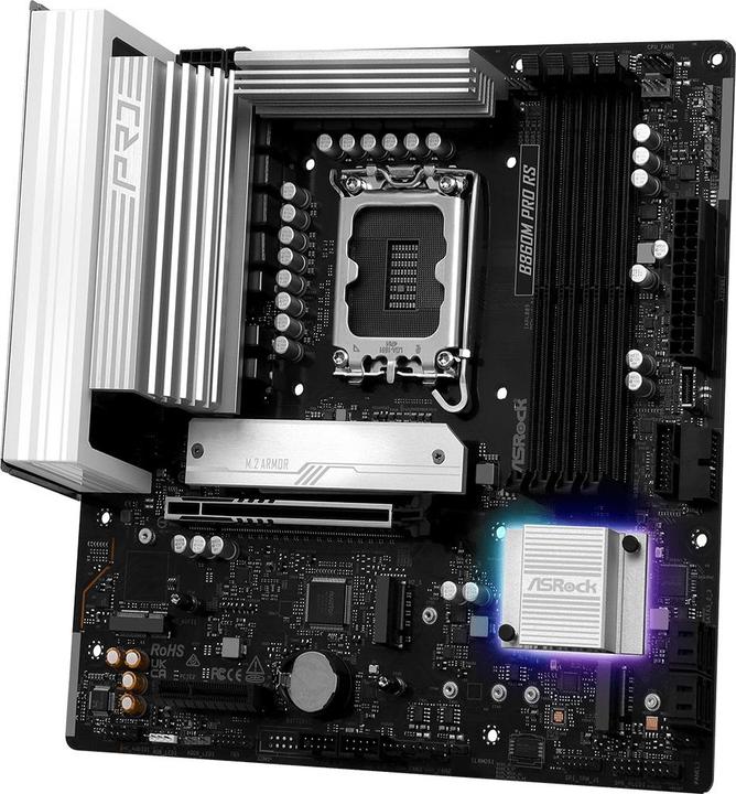 Productafbeelding AsRock B860M Pro RS DDR5 Intel S detailhandel (LGA 1851, Intel B860, mATX)