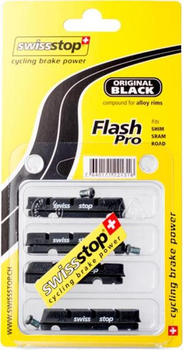 Actual product image swissstop FlashPro Road (SRAM, Shimano, Rubber)
