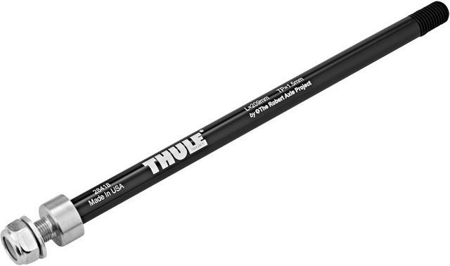 Actual product image Thule thru axle Shimano M12x177x1.5mm / 209mm