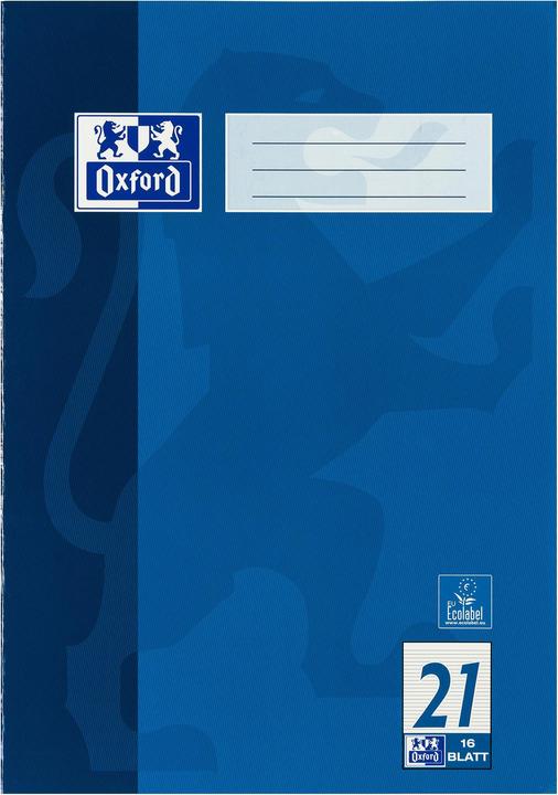 Produktbild Oxford Schulheft (A4, Liniert, Harter Einband)