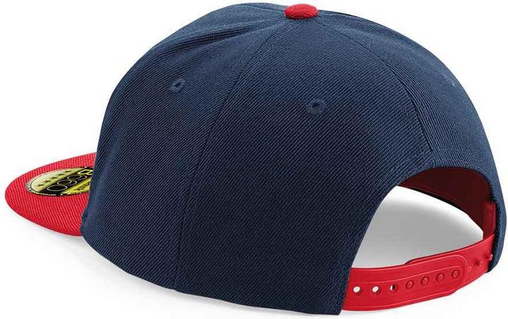 Actual product image Beechfield Original Flat Peak Snapback Cap (One size)