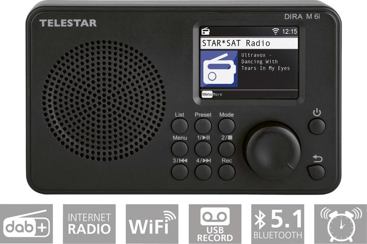 Produktbild Telestar DIRA M 6i (DAB+, Internetradio, UKW, WLAN, Bluetooth)