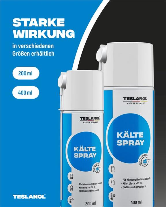 Image du produit Teslanol Spray réfrigérant (400 ml)