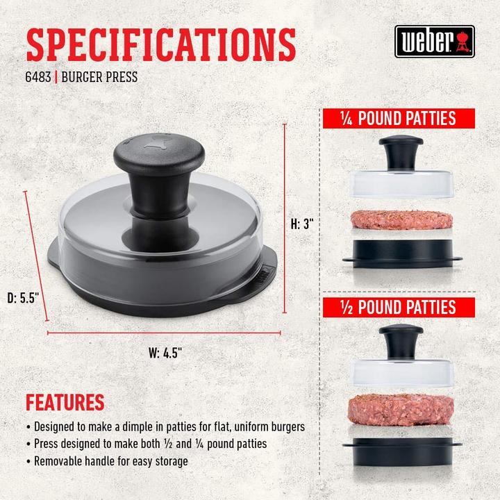 Produktbild Weber Burgerpresse