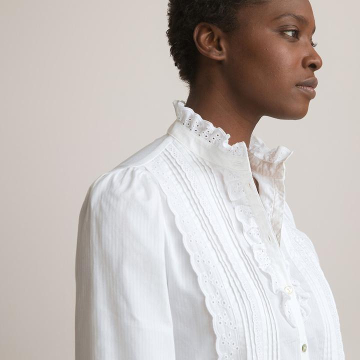 Produktbild La Redoute Collections Bluse Signature im viktorianischen Stil (40)