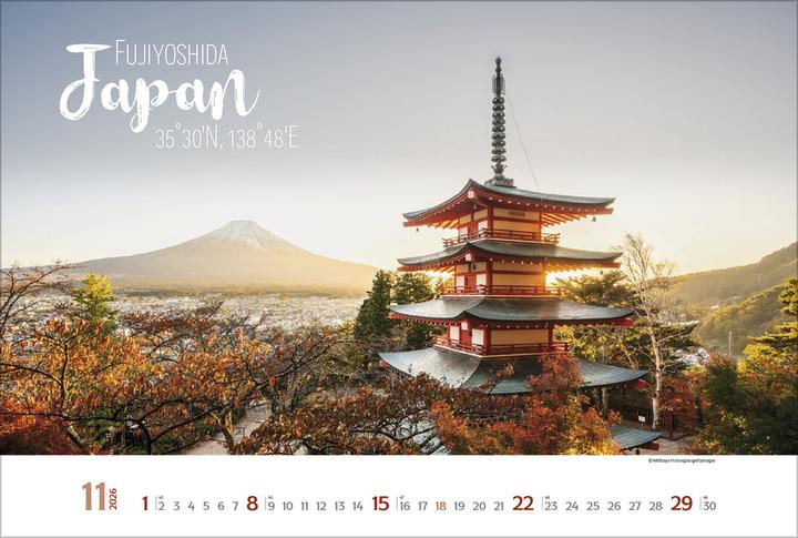 Produktbild Verlag Bildkalender Around the World 2026, Papierformat: Kein