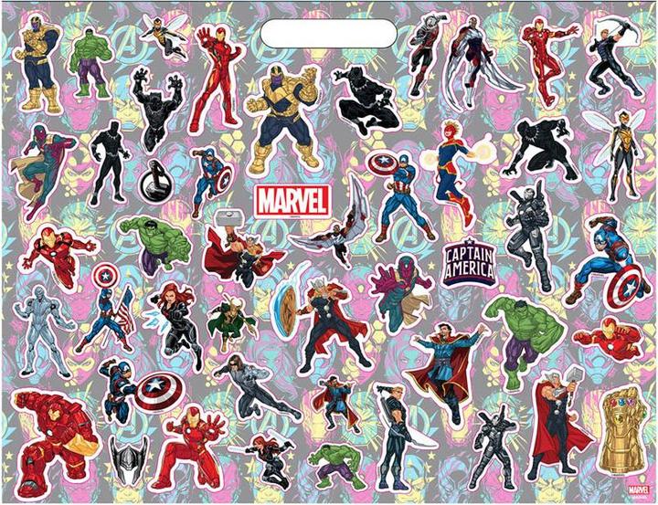 Immagine prodotto No Name Blocco da disegno Avengers con adesivi e 3 matite colorate, 40 fogli