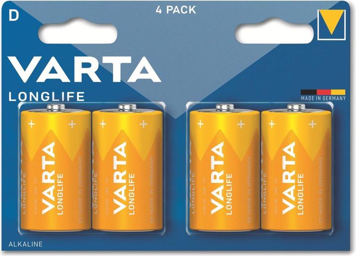 Image du produit Varta Longlife (4 pcs, D, 16000 mAh)