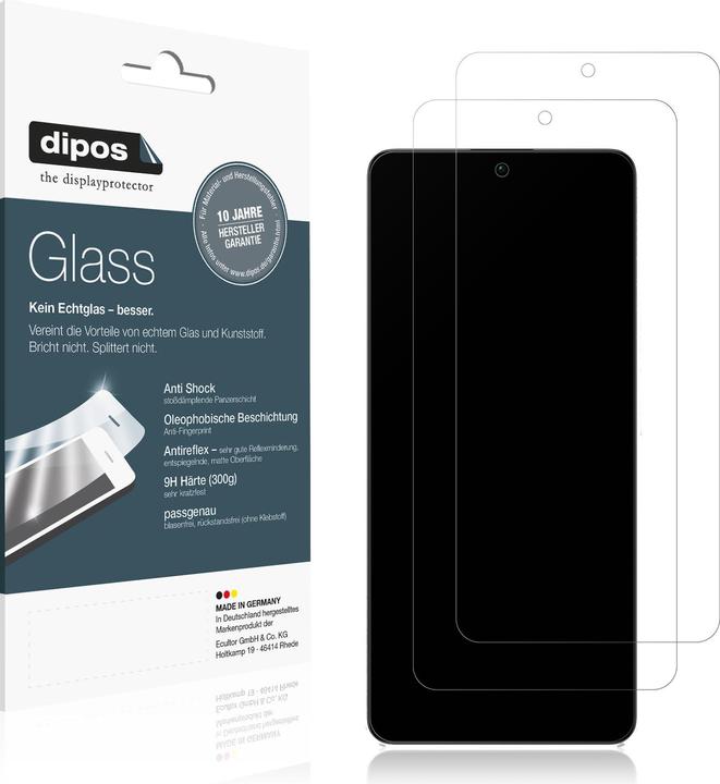 Actual product image Dipos Screen Protector Anti-Shock (2 Piece, Xiaomi Poco X6)