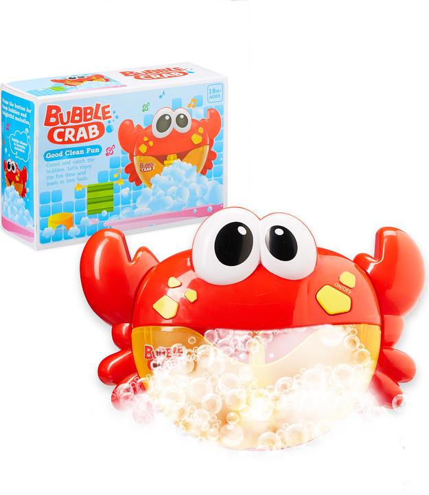 Actual product image Relaxdays Bathtime Crab Toy, Red