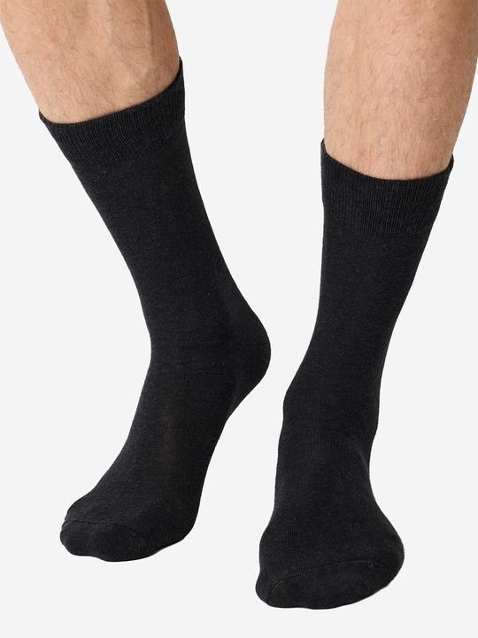 Produktbild Nur Die Basicsocken Baumwolle Business Socke Unifarben (6er Pack, 43 - 46)