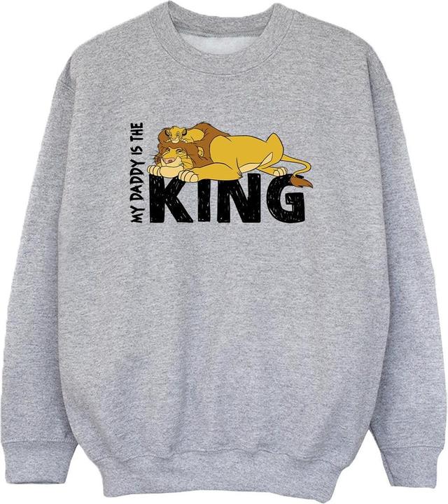 Disney The Lion King Daddy Is King Sweatshirt Jungen