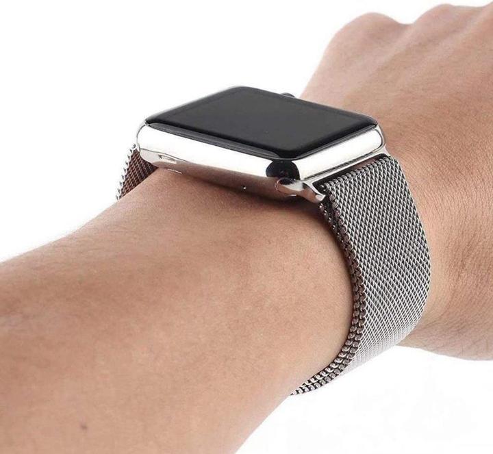 Produktbild Hurtel Magnetic Strap Watchband Watch 7 41mm Magnetic Band Bracelet Bracelet Mint (Edelstahl)