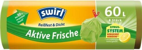 Swirl Refuse bag Active Freshness 60 l 8 pcs. (8 x, 60 l)