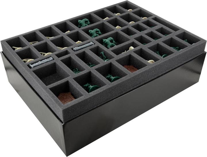 Feldherr HB02SET - Set di schiuma + porta gettoni per il gioco base HeroQuest (2021) + The Bas (Materiale sintetico, Schiuma solida)