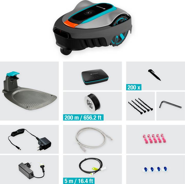 Image du produit Gardena Smart Sileno City (400 m², Câble périphérique)
