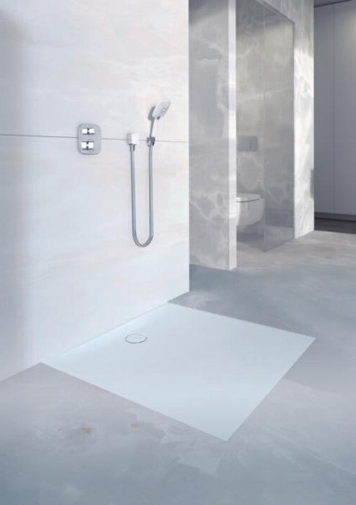 Actual product image Geberit shower tile Setaplano, 154.290.11.1, 120x120cm, height 4,5 cm, white-alpine