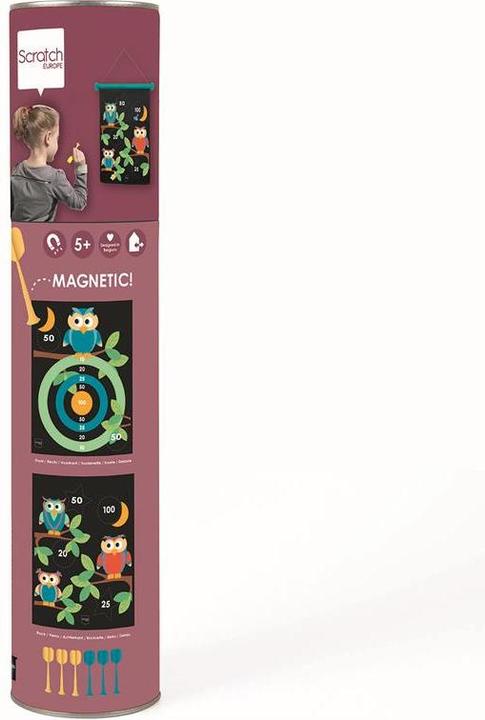 Image du produit Scratch Jeu de fléchettes magnétique Hibou moyen (1 x)