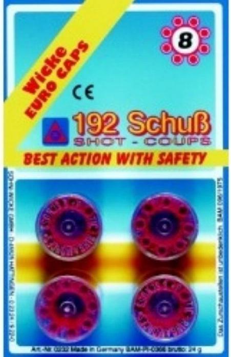 Image du produit Magni Sohni-Wicke 0235 - Munitions pour pistolet jouet 8 coups, 144 cartouches, taille unique
