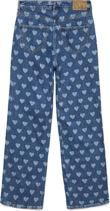 Actual product image Vero Moda VMTESSA Hohe Taille Weiter Beinschnitt Jeans Weit geschnitten (W26/L32)