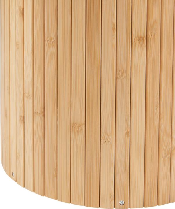 Produktbild En.Casa Beistelltisch Ledepid 40xØ40 cm mit überstehender Tischplatte Natur