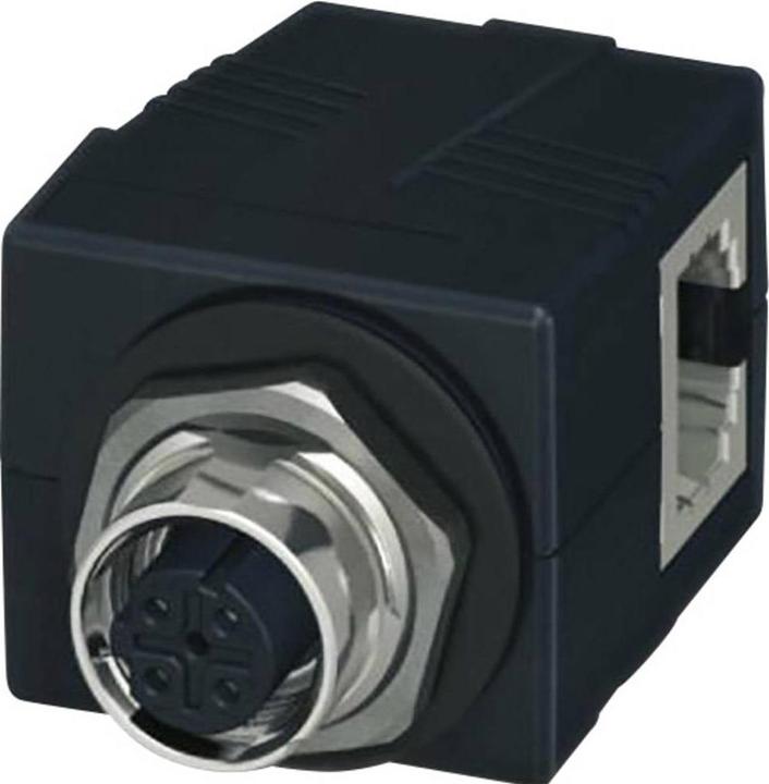 Produktbild Phoenix Contact Sensor /Aktor Steckverbinder, unkonfektioniert VS BH M12FSD RJ45/90 Schaltschrankdurchführung