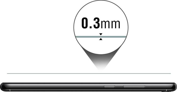 Actual product image Avizar Crystal clear film, glass screen protector (1 Piece, Huawei Y6 (2018))