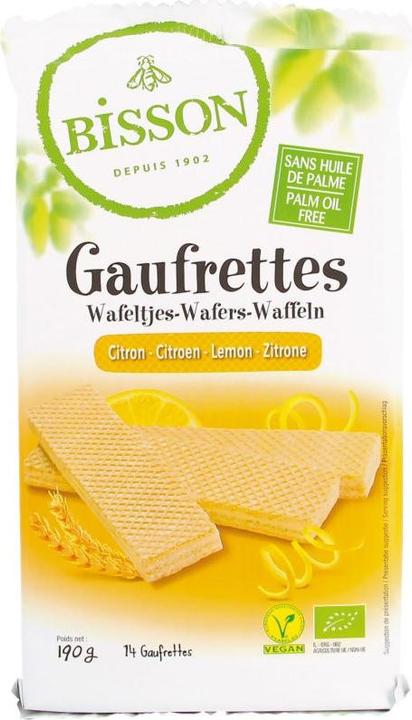 Actual product image Bisson Gaufrettes Citron Organic (1 pcs., 190 g)