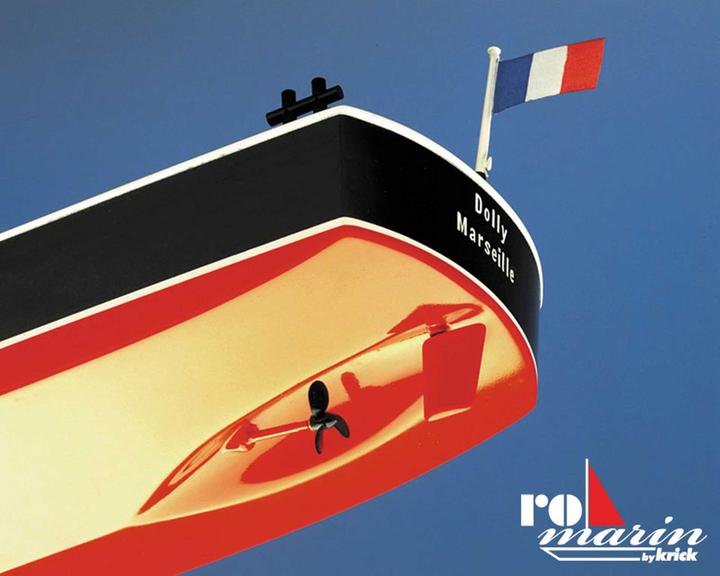 Actual product image Romarin Dolly Hafenbarkasse Schiff Baukasten