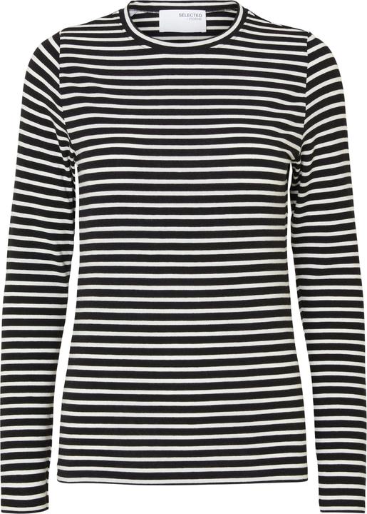 Produktbild Selected Femme Gestreiftes Oberteil mit langen Ärmeln (XL)