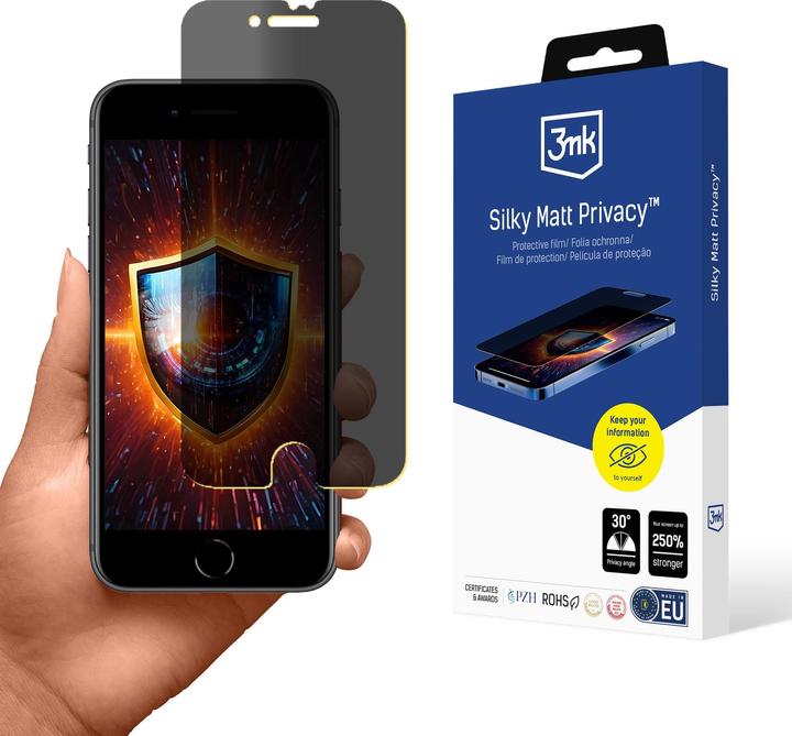 Immagine prodotto 3MK Folia ochronna prywatyzujÄ ca matowa Silky Matt Privacy na Apple iPhone 8 (Apple iPhone 8)