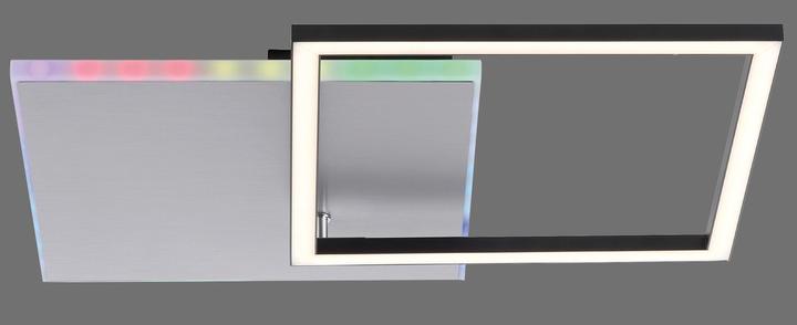 Image du produit Just Light Plafonnier LED 11327-95 couleur aluminium, 31 W, 3200 lm, CCT, RGB (3200 lm)