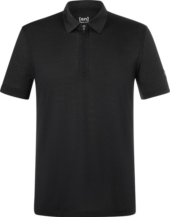 Super Natural Zip Polo (M)