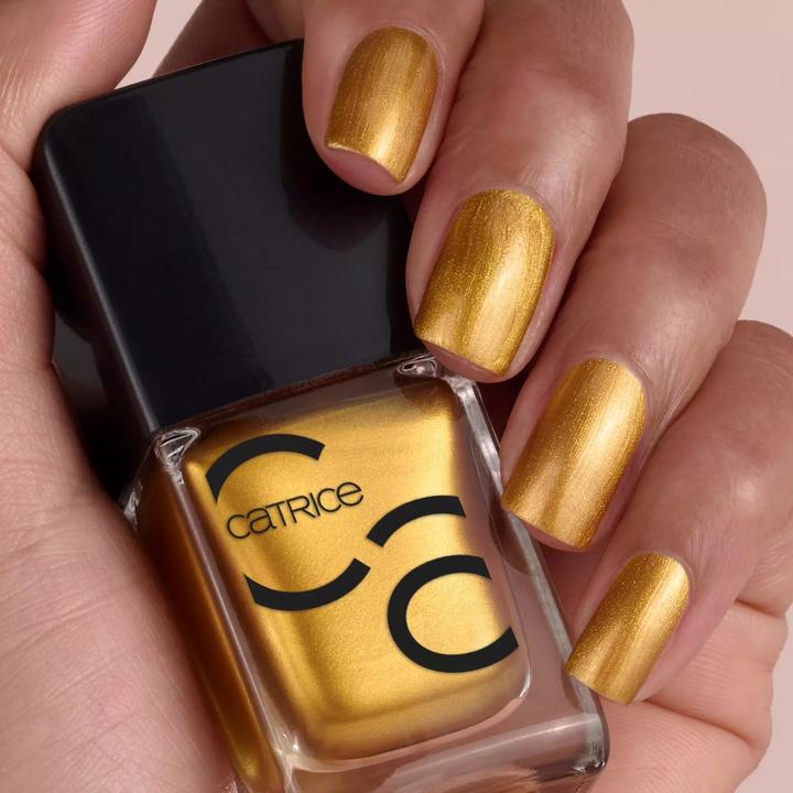 Produktbild Catrice ICONAILS Gel Lacquer (156 Cover Me In Gold, Gel-Effekt Nagellack)