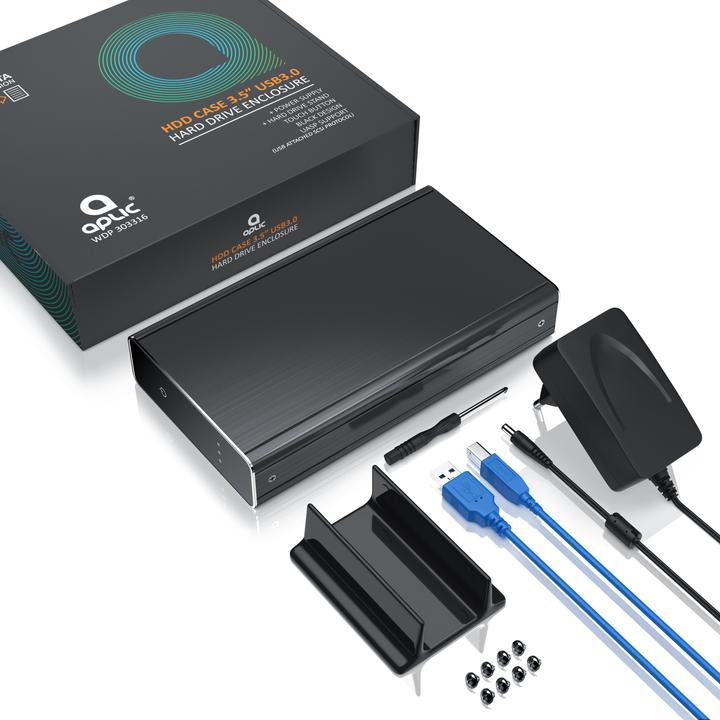 Actual product image Aplic USB 3.0 hard drive enclosure external 3,5" (3.5")