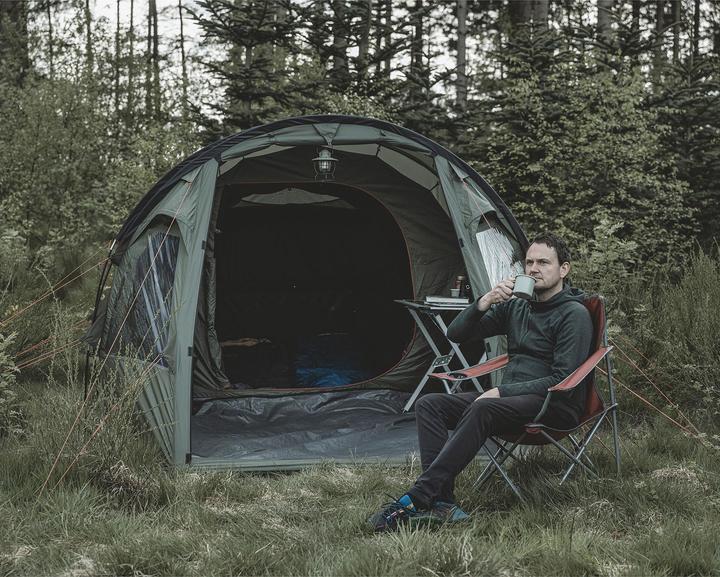 Actual product image Easy Camp Familien-Tunnelzelt Hidra 4 (olivgr?n, Modell 2025) (Tunnel tent, 9.50 kg, 4 persons)