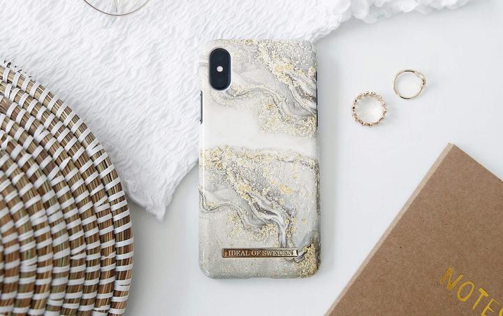 Actual product image iDeal Of Sweden Sparkle Greige Marble (Apple iPhone SE (2nd Gen), Apple iPhone 6s, Apple iPhone 8, Apple iPhone 6, Apple iPhone 7)