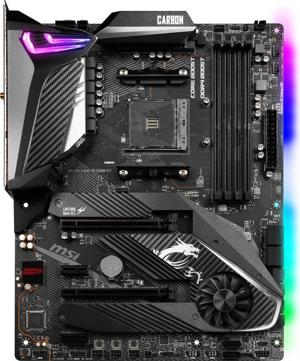 Image du produit MSI MPG X570 Gaming Pro Carbon Wifi (AM4, AMD X570, ATX)