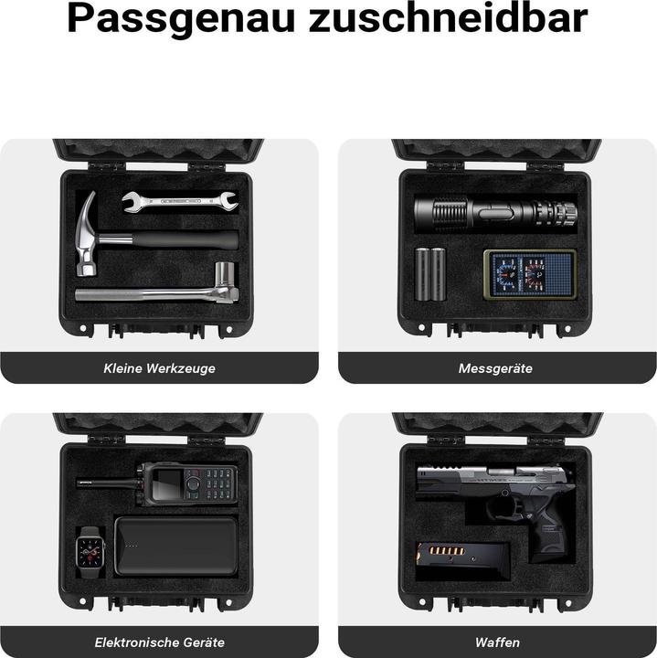 Actual product image Wiltec Universalkoffer 34x31x15,2cm wasserdicht Transportkoffer Schutzkoffer