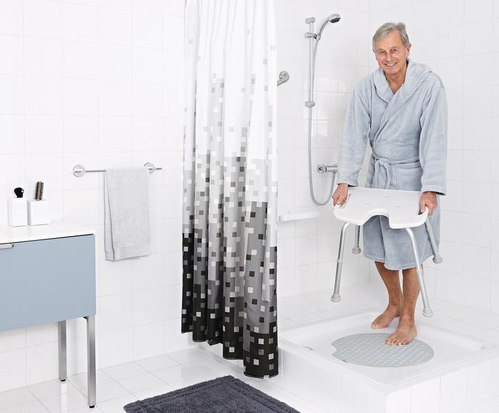 Actual product image Ridder Comfort bathroom stool with hygiene cut-out (150 kg)