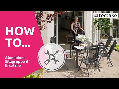 Produktbild tectake Sitzgruppe (150 cm)