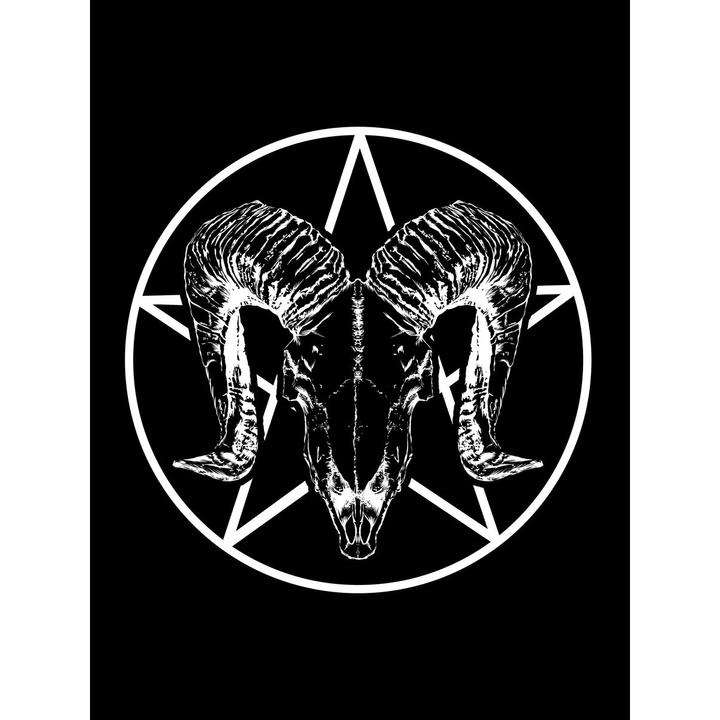 Produktbild Grindstore Ram Skull Kapuzenpullover (M)