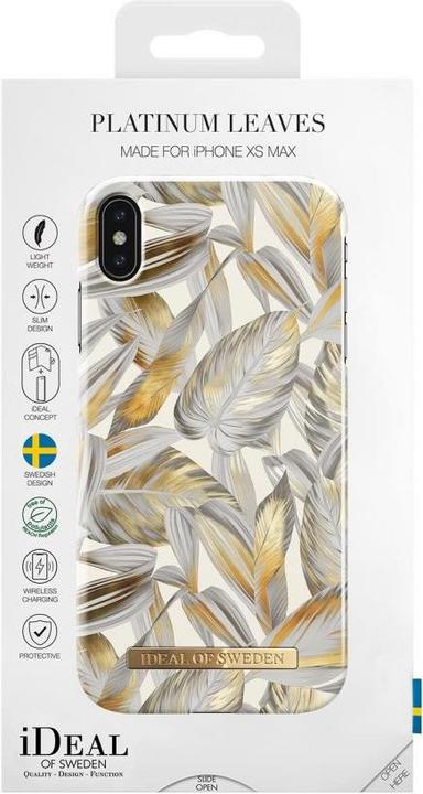 Produktbild iDeal Of Sweden Platinum Leaves (Apple iPhone XS Max)