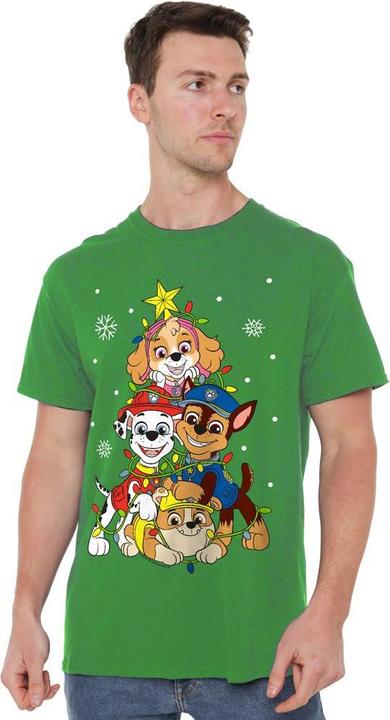 Immagine prodotto Paw Patrol Maglietta Albero di Natale Uomo (M)